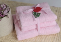 Набор Shalla полотенца Pink 40х70, 50х90, 70х140